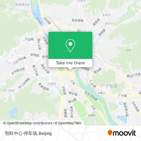 熙旺中心-停车场 map