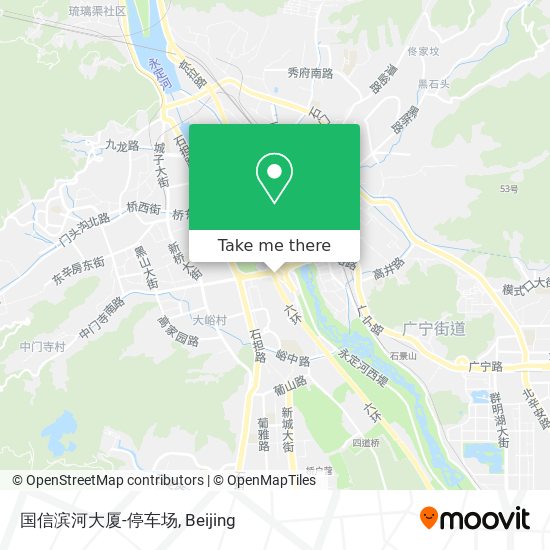国信滨河大厦-停车场 map