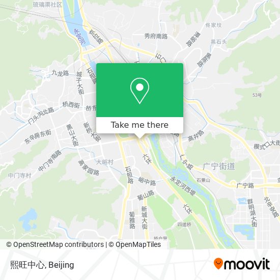 熙旺中心 map