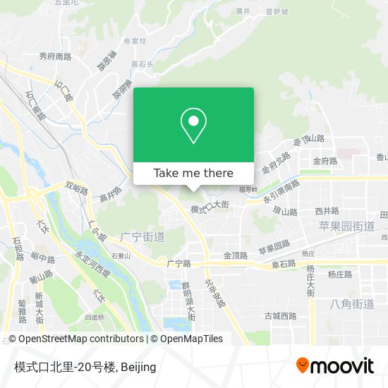 模式口北里-20号楼 map