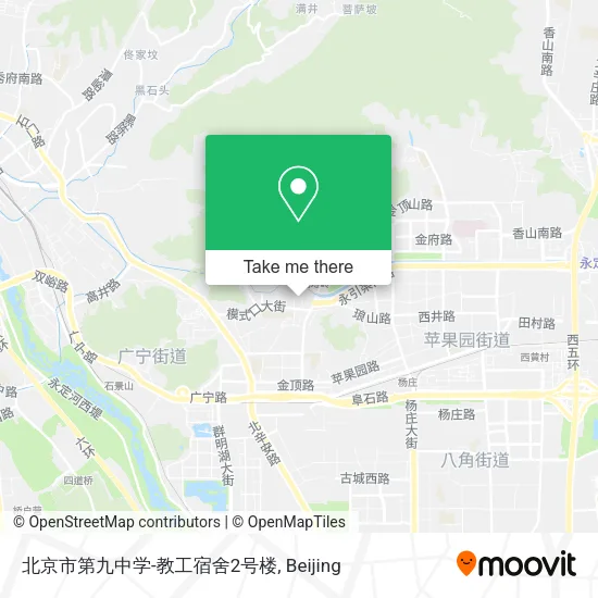 北京市第九中学-教工宿舍2号楼 map