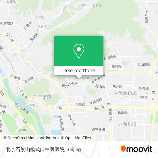 北京石景山模式口中医医院 map