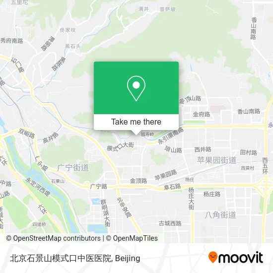 北京石景山模式口中医医院 map