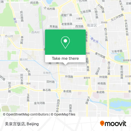 美泉宫饭店 map