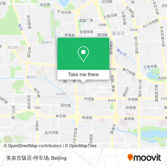 美泉宫饭店-停车场 map