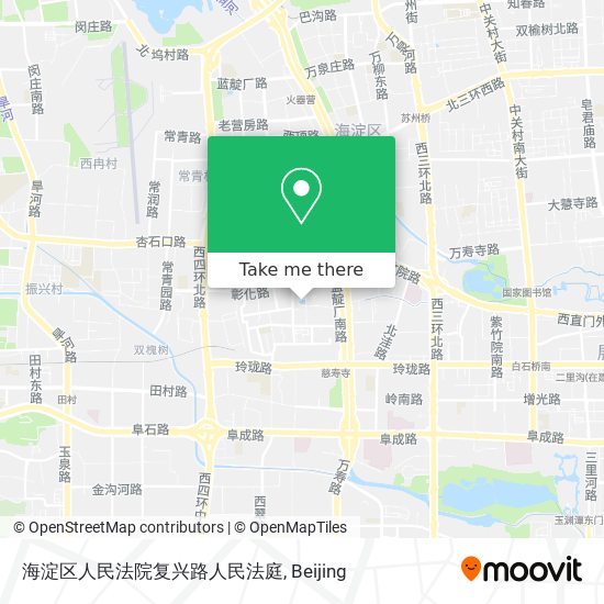 海淀区人民法院复兴路人民法庭 map