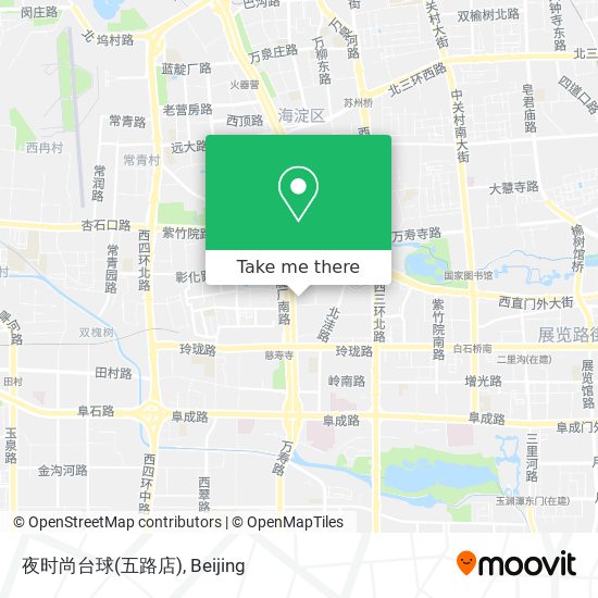 夜时尚台球(五路店) map