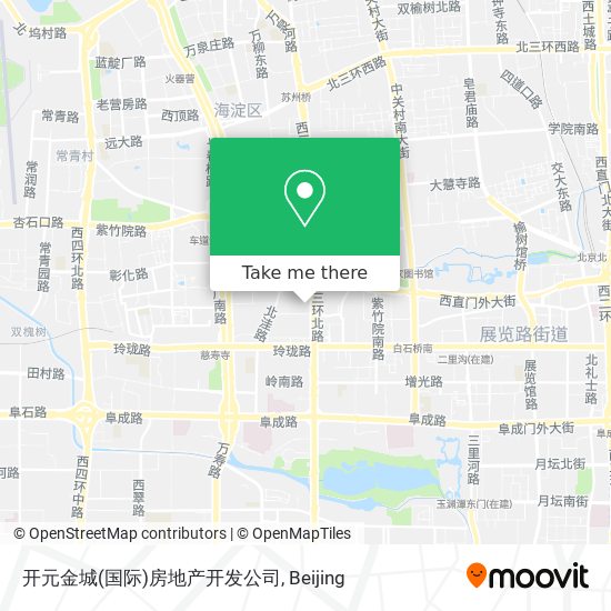 开元金城(国际)房地产开发公司 map