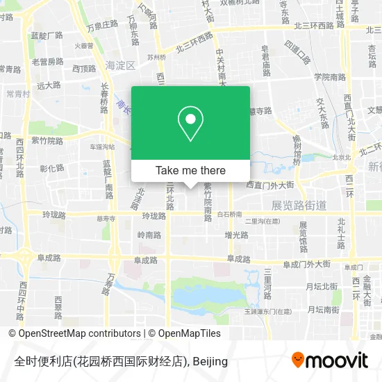全时便利店(花园桥西国际财经店) map