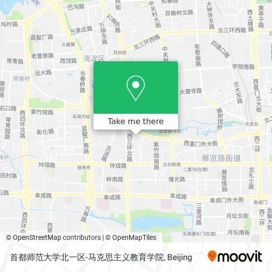 首都师范大学北一区-马克思主义教育学院 map