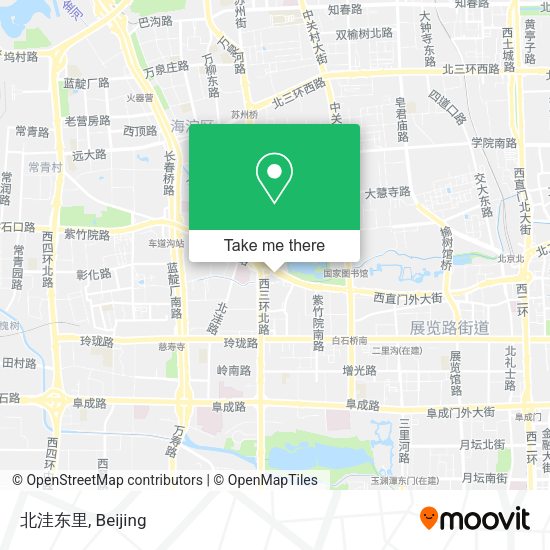 北洼东里 map