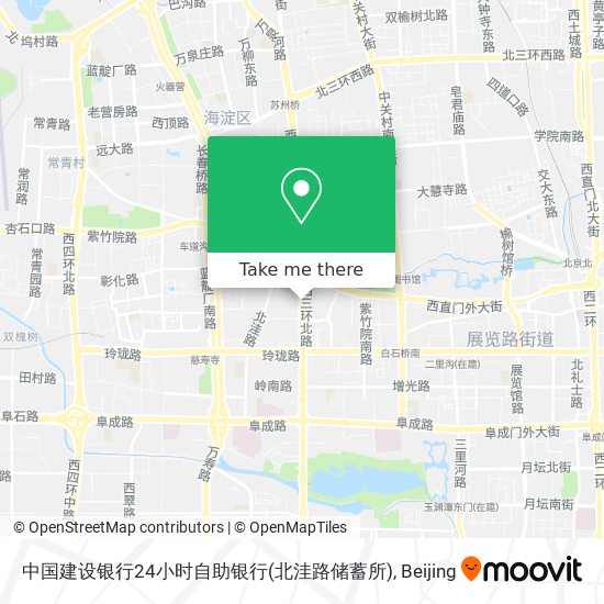 中国建设银行24小时自助银行(北洼路储蓄所) map