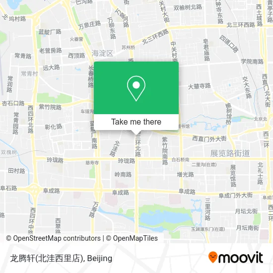 龙腾轩(北洼西里店) map