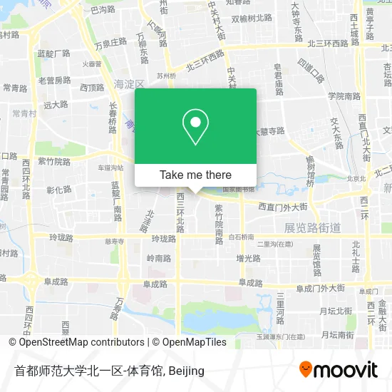 首都师范大学北一区-体育馆 map