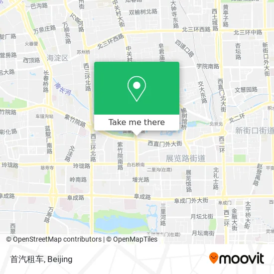 首汽租车 map