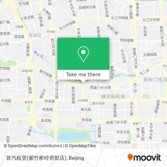 首汽租赁(紫竹桥经营部店) map