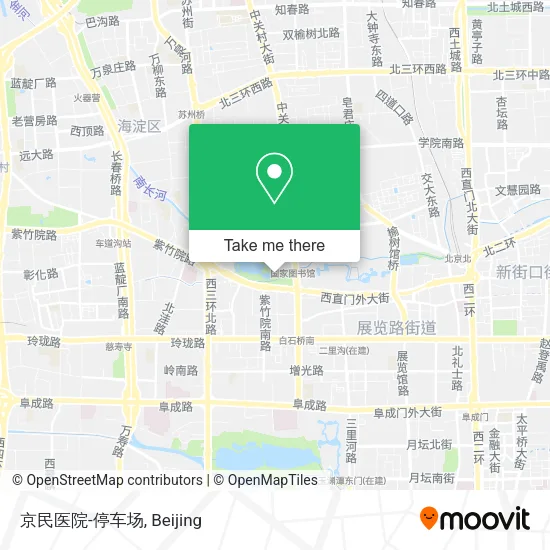 京民医院-停车场 map