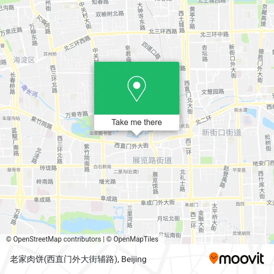 老家肉饼(西直门外大街辅路) map