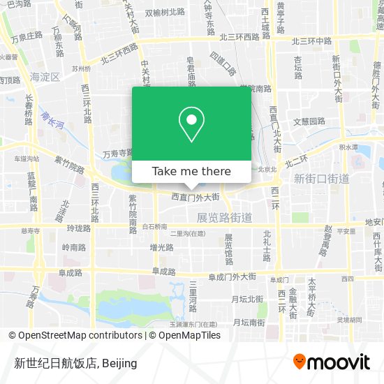 新世纪日航饭店 map
