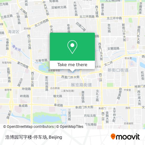 浩博园写字楼-停车场 map