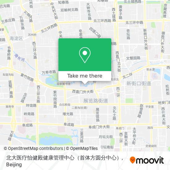北大医疗怡健殿健康管理中心（首体方圆分中心） map