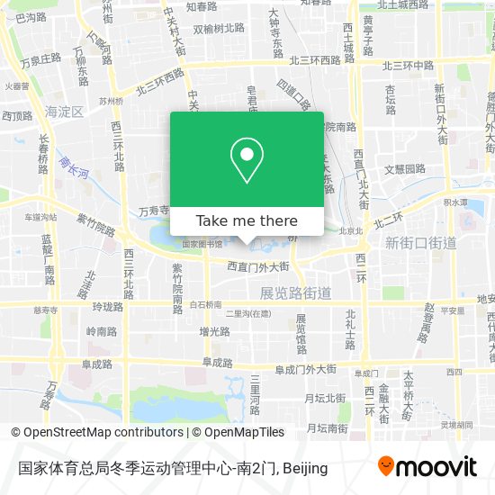 国家体育总局冬季运动管理中心-南2门 map