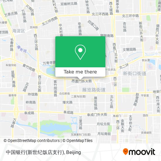 中国银行(新世纪饭店支行) map
