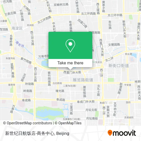 新世纪日航饭店-商务中心 map
