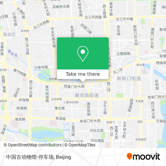 中国古动物馆-停车场 map