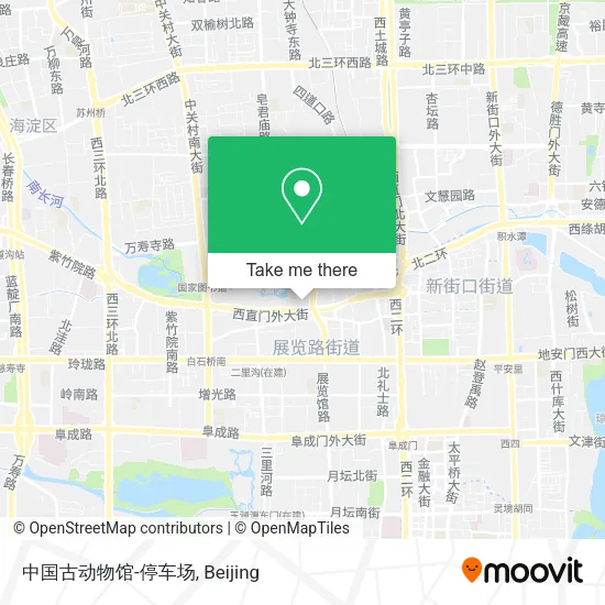 中国古动物馆-停车场 map