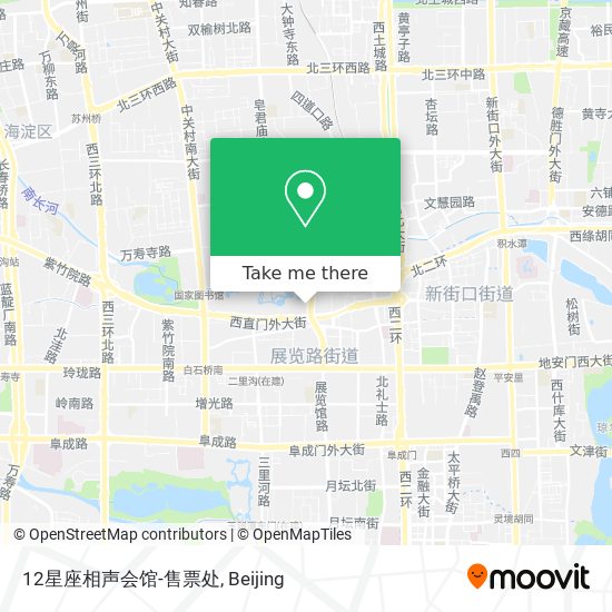12星座相声会馆-售票处 map
