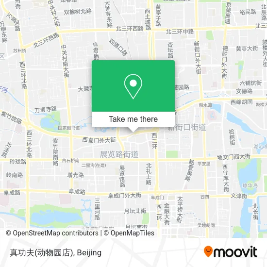 真功夫(动物园店) map