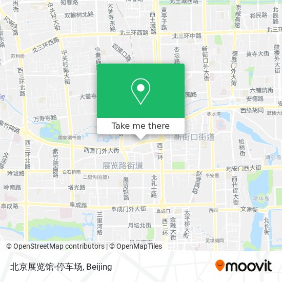 北京展览馆-停车场 map