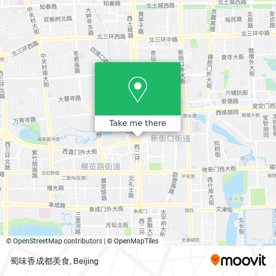 蜀味香成都美食 map