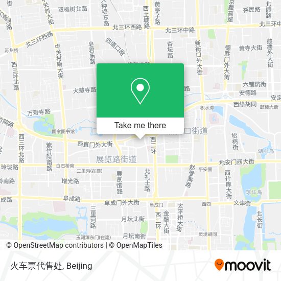 火车票代售处 map