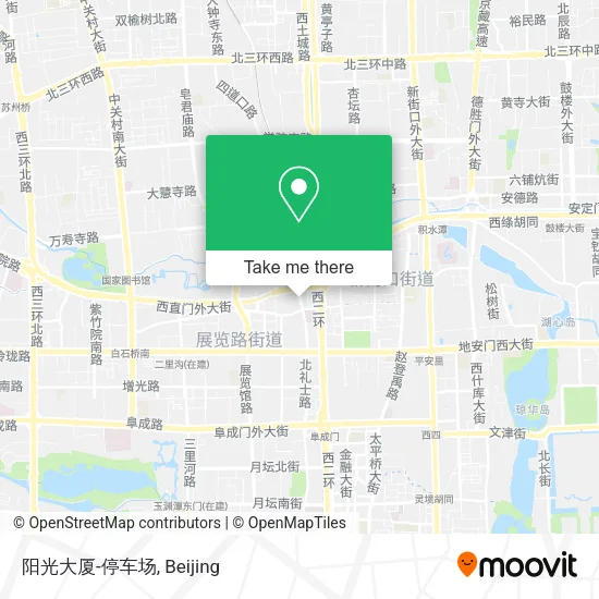 阳光大厦-停车场 map