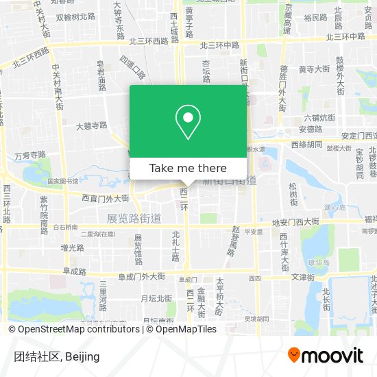 团结社区 map