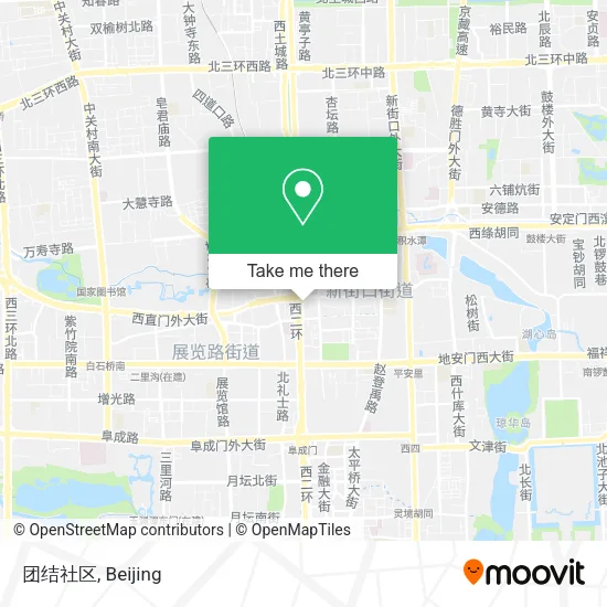团结社区 map
