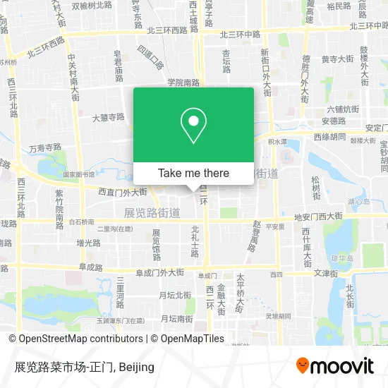 展览路菜市场-正门 map