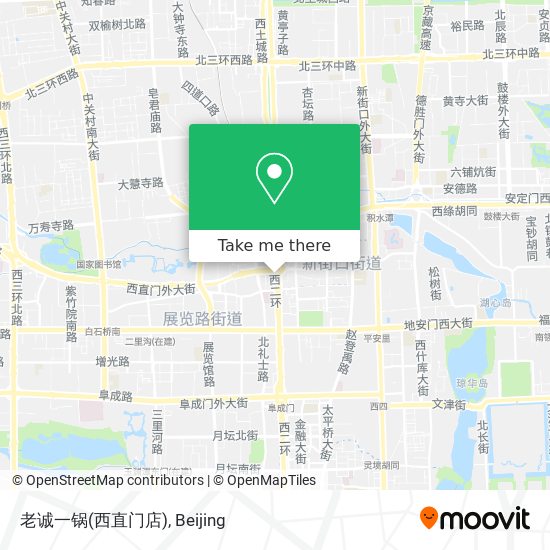 老诚一锅(西直门店) map