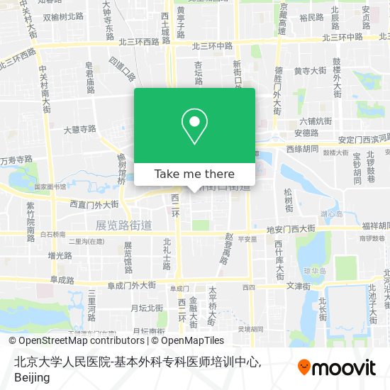 北京大学人民医院-基本外科专科医师培训中心 map