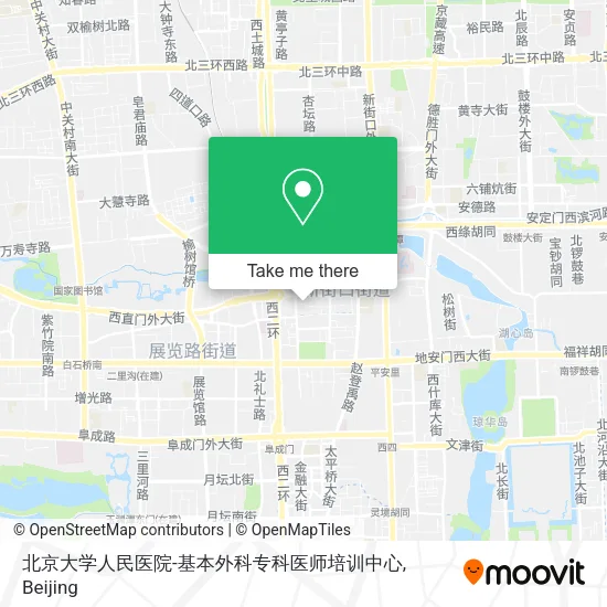 北京大学人民医院-基本外科专科医师培训中心 map