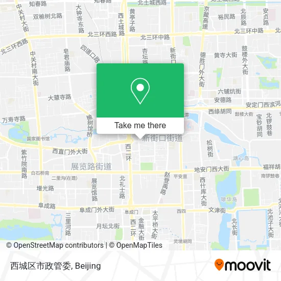 西城区市政管委 map