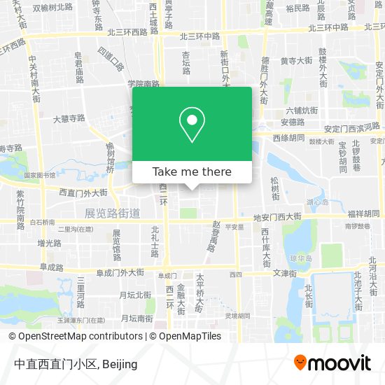 中直西直门小区 map