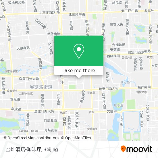 金灿酒店-咖啡厅 map