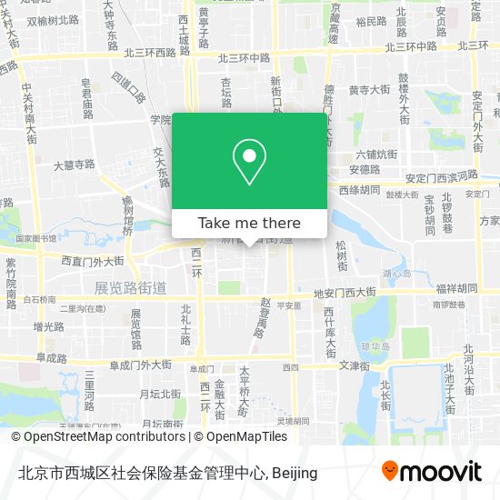 北京市西城区社会保险基金管理中心 map