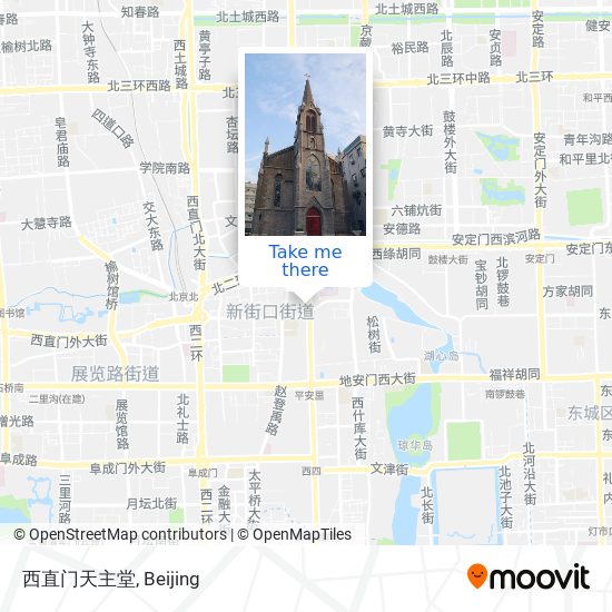 西直门天主堂 map