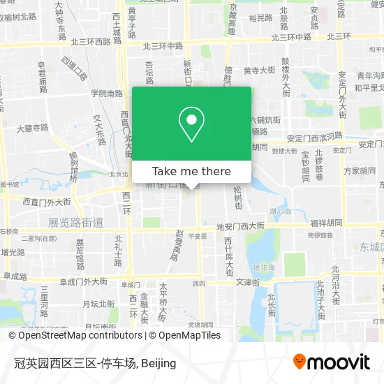 冠英园西区三区-停车场 map