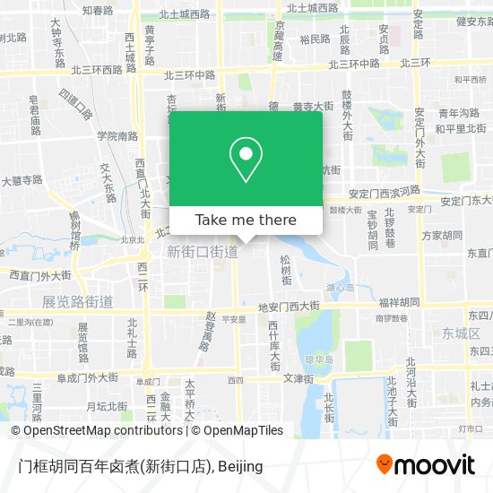 门框胡同百年卤煮(新街口店) map