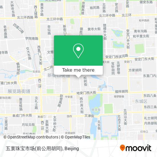 五寰珠宝市场(前公用胡同) map